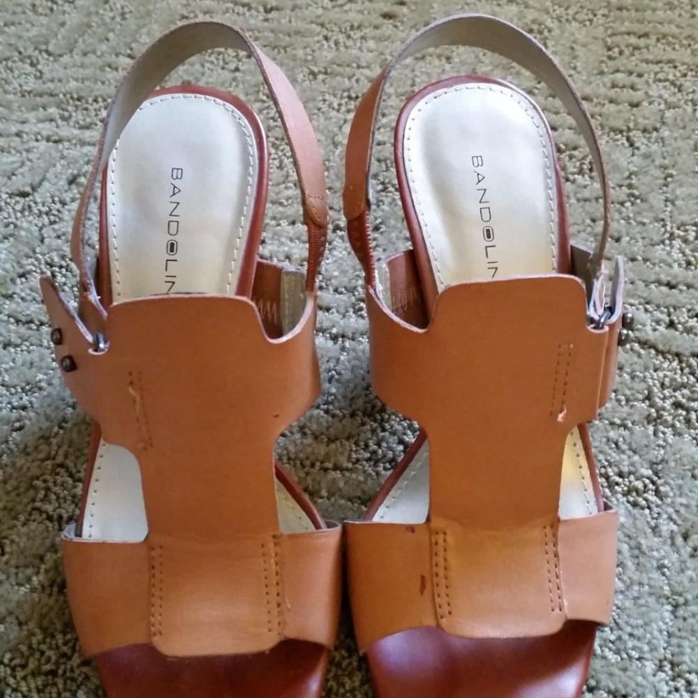 Bandolino Leather High Heels, Size 5